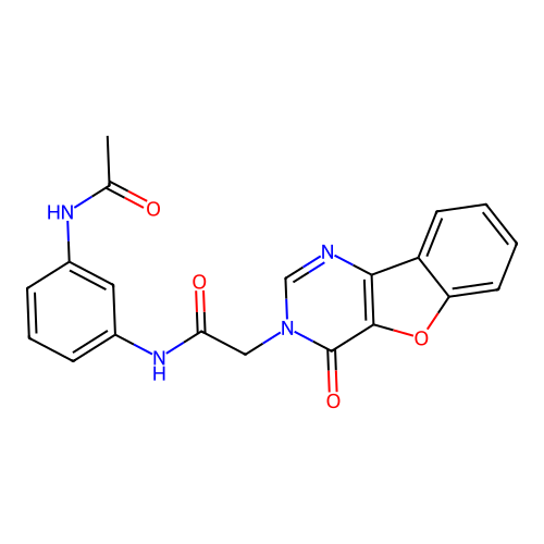 N-(3-acetamidophenyl)-2-(4-oxobenzofuro[3,2-d]pyrimidin-3(4H)-yl)acetamide structure