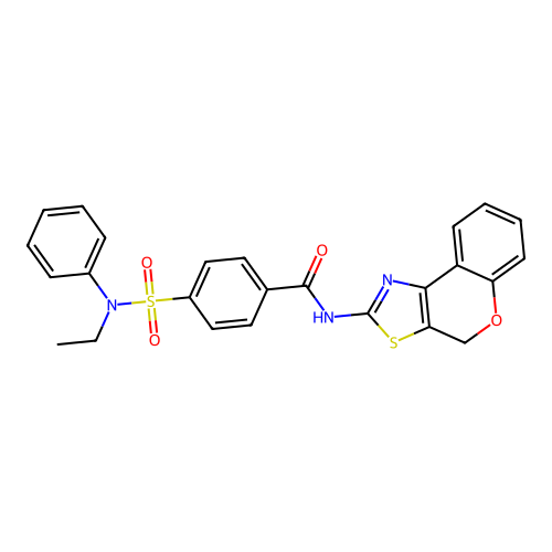 N-(4H-chromeno[4,3-d]thiazol-2-yl)-4-(N-ethyl-N-phenylsulfamoyl)benzamide structure