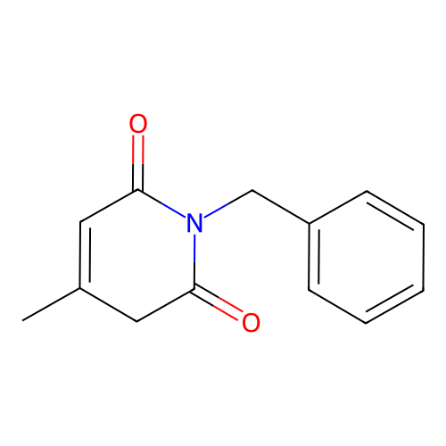 1-Benzyl-4-methyl-3H-pyridine-2,6-dione structure