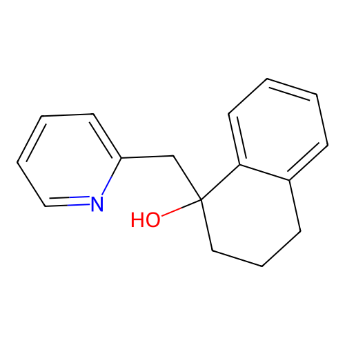 1-(pyridin-2-ylmethyl)-3,4-dihydro-2H-naphthalen-1-ol structure