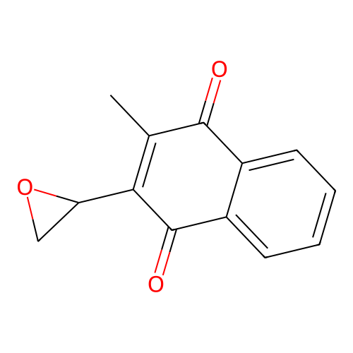 2-Methyl-3-(oxiran-2-yl)naphthalene-1,4-dione structure