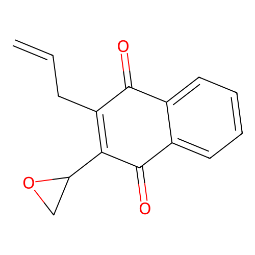 2-(Oxiran-2-yl)-3-(prop-2-en-1-yl)naphthalene-1,4-dione structure
