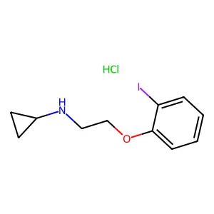 N-(2-(2-iodophenoxy)ethyl)cyclopropylamine structure