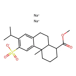 磺基脱氢松香酸二钠盐 structure