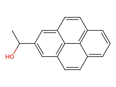 1-(2-Pyrenyl)ethanol structure