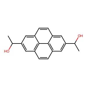 1,1'-Pyrene-2,7-diyldiethanol structure