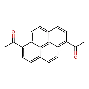 1-(6-Acetylpyren-1-yl)ethanone structure