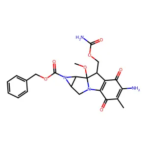 Benzyloxycarbonylmitomycin C structure