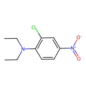 Benzenamine, 2-chloro-N,N-diethyl-4-nitro- structure