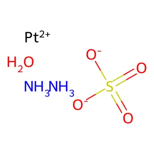 Platinum, diammineaqua(sulfato(2-)-O)-, (SP-4-3)- structure