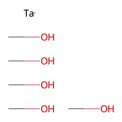 Tantalum methoxide structure