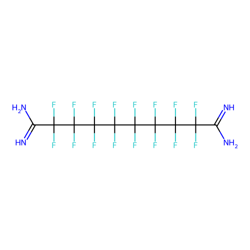 Perfluorosebacamidine structure
