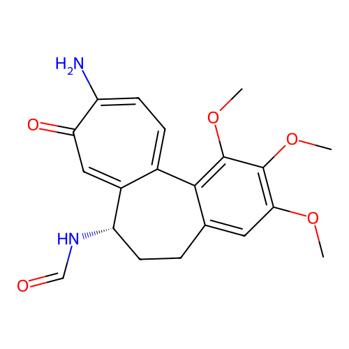 N-Formyldeacetylcolchiceinamide structure