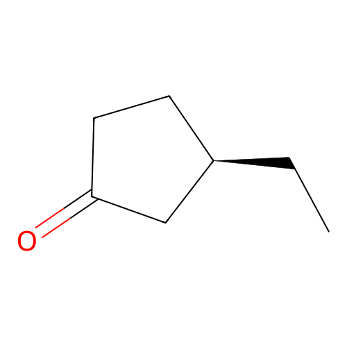 Cyclopentanone, 3-ethyl-, (3R)- structure
