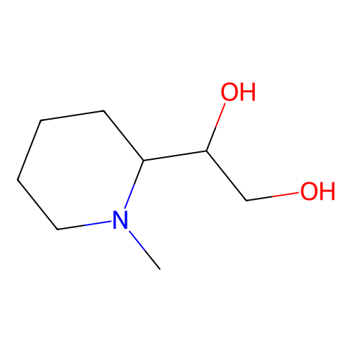 1-(1-Methyl-piperidin-2-yl)-ethane-1,2-diol structure