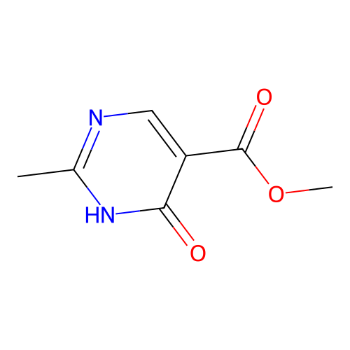 Methyl 4-hydroxy-2-methylpyrimidine-5-carboxylate structure
