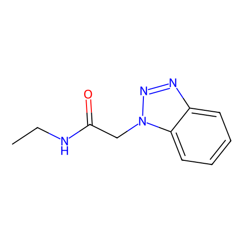 2-(1H-1,2,3-Benzotriazol-1-yl)-N-ethylacetamide structure