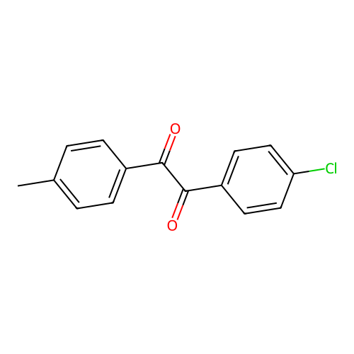 1-(4-Chlorophenyl)-2-(4-methylphenyl)ethane-1,2-dione structure