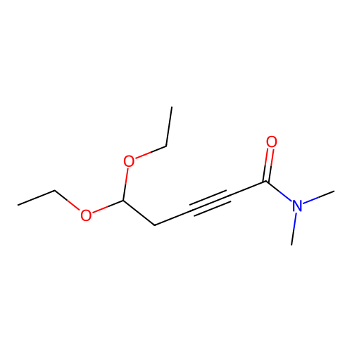 5,5-二乙氧基-N,N-二甲基戊-2-炔酰胺 structure