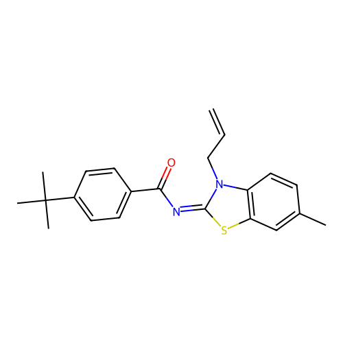 (Z)-N-(3-allyl-6-methylbenzo[d]thiazol-2(3H)-ylidene)-4-(tert-butyl)benzamide structure