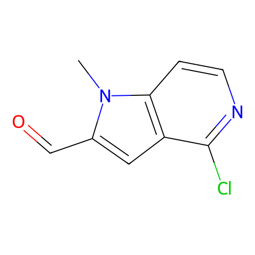 4-Chloro-1-methylpyrrolo[3,2-c]pyridine-2-carbaldehyde structure