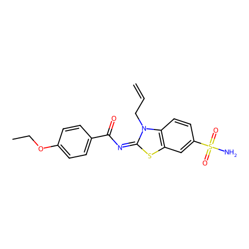 (Z)-N-(3-allyl-6-sulfamoylbenzo[d]thiazol-2(3H)-ylidene)-4-ethoxybenzamide structure