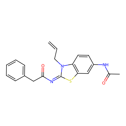 (Z)-N-(6-acetamido-3-allylbenzo[d]thiazol-2(3H)-ylidene)-2-phenylacetamide structure