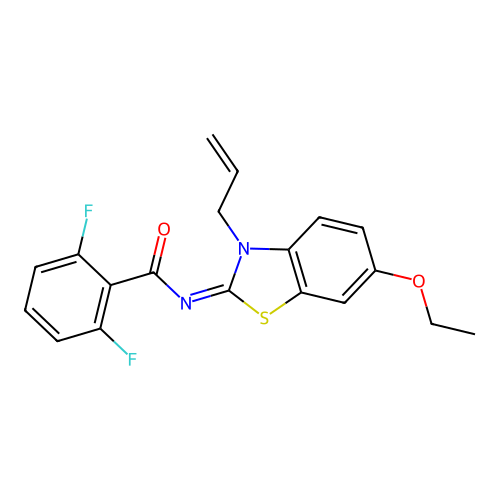 (Z)-N-(3-allyl-6-ethoxybenzo[d]thiazol-2(3H)-ylidene)-2,6-difluorobenzamide structure