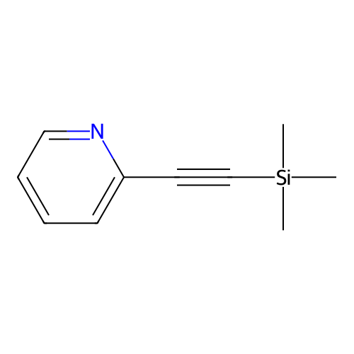 2-(Trimethylsilylethynyl)pyridine structure