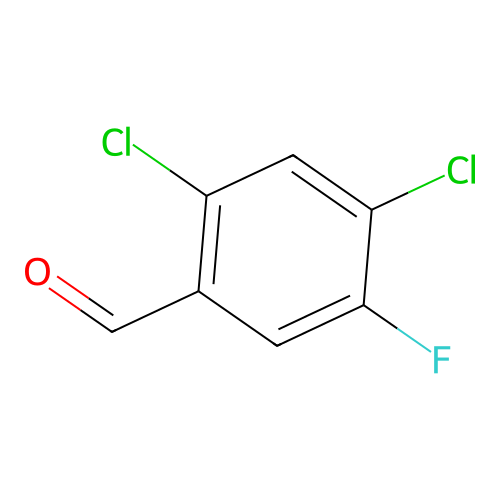 2,4-Dichloro-5-fluorobenzaldehyde structure