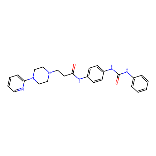 1-piperazinepropanamide,n-(4-(( -4- structure