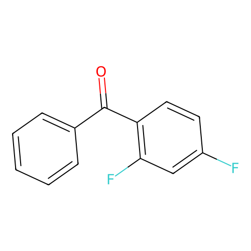 2,4-Difluorobenzophenone structure