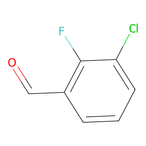 3-氯-2-氟苯甲醛 structure