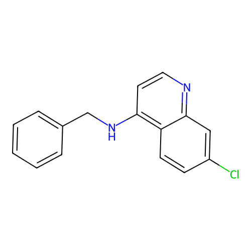 N-benzyl-7-chloroquinolin-4-amine structure