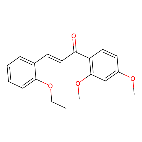 1-(2,4-Dimethoxyphenyl)-3-(2-ethoxyphenyl)prop-2-en-1-one structure