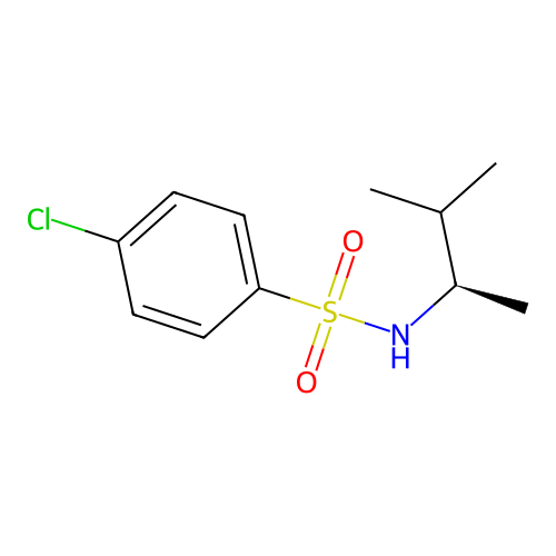 4-chloro-N-[(2R)-3-methylbutan-2-yl]benzenesulfonamide structure