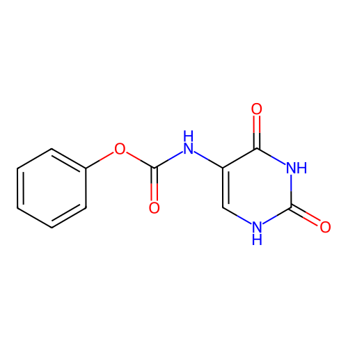 Carbamic acid, (1,2,3,4-tetrahydro-2,4-dioxo-5-pyrimidinyl)-, phenyl ester structure
