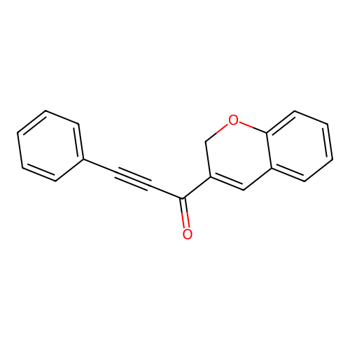 1-(2H-chromen-3-yl)-3-phenyl-prop-2-yn-1-one structure