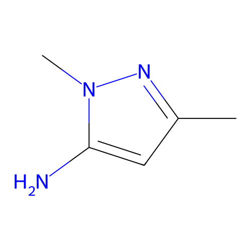 1,3-Dimethyl-1H-pyrazol-5-amine structure