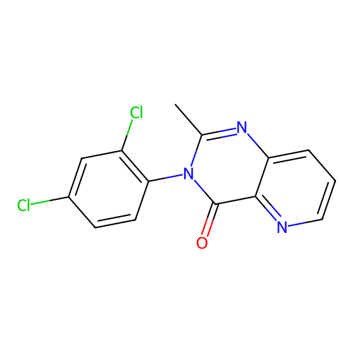 Pyrido(3,2-d)pyrimidin-4(3H)-one, 3-(2,4-dichlorophenyl)-2-methyl- structure