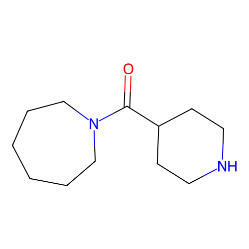1-(Piperidin-4-ylcarbonyl)azepane structure