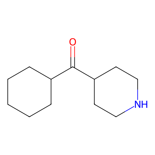 4-Cyclohexylcarbonylpiperidine structure
