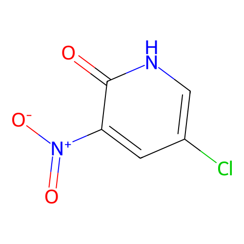 5-Chloro-2-hydroxy-3-nitropyridine structure