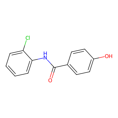 N-(2-chlorophenyl)-4-hydroxybenzamide structure
