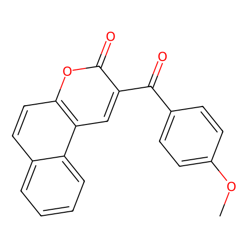 2-(4-Methoxybenzoyl)-3H-naphtho[2,1-b]pyran-3-one structure