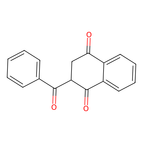 2-Benzoyl-2,3-dihydronaphthalene-1,4-dione structure