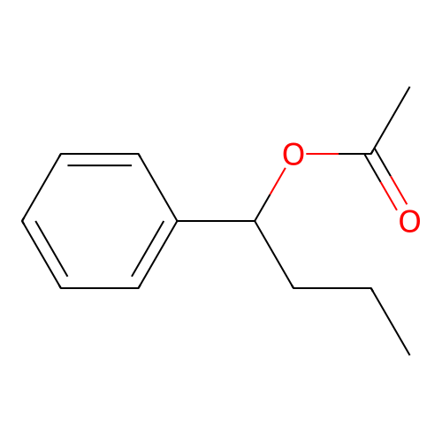 1-Phenylbutyl acetate structure