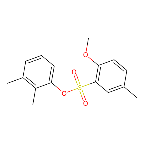 2,3-Dimethylphenyl 2-methoxy-5-methylbenzenesulfonate structure
