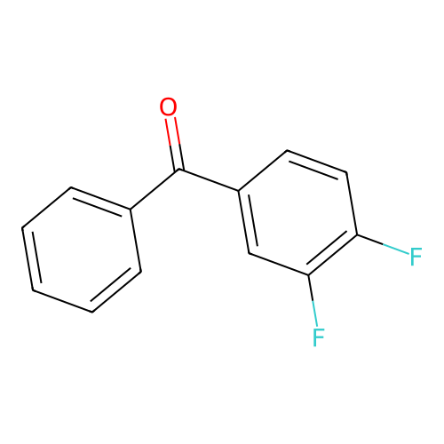 3,4-Difluorobenzophenone structure