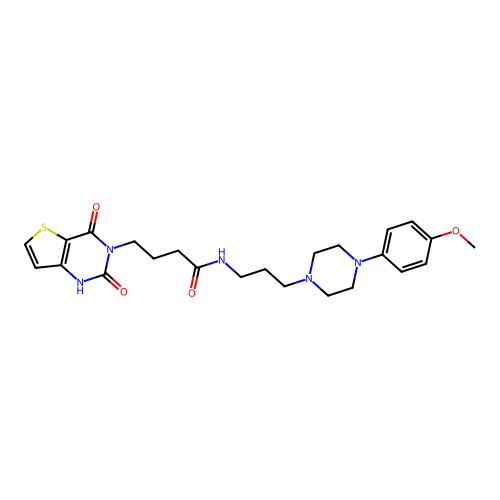 4-{2,4-dioxo-1H,2H,3H,4H-thieno[3,2-d]pyrimidin-3-yl}-N-{3-[4-(4-methoxyphenyl)piperazin-1-yl]propyl}butanamide structure